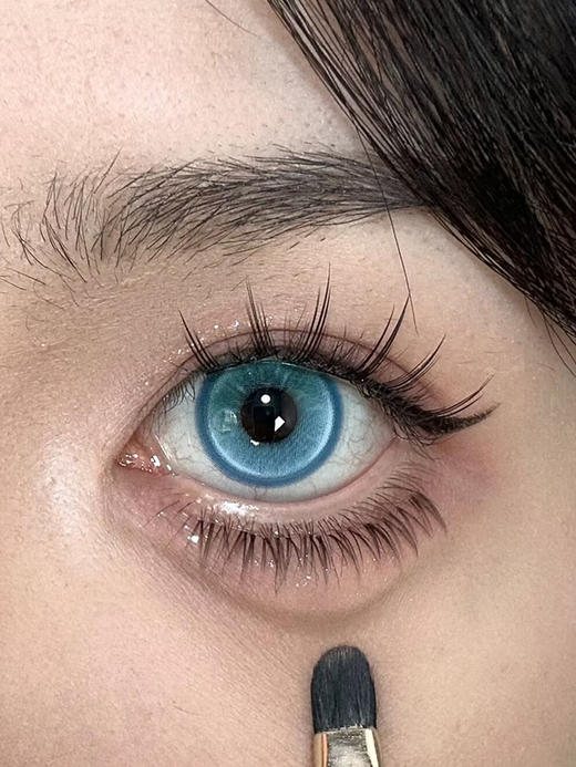 Yukicon 蓝色水母 日抛 十片 14.2mm 参考着色13.6mm 基弧8.6 含水42% 新锐国货 商品图3