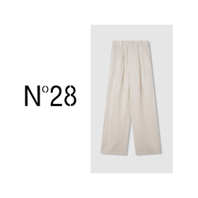 【破价】N°28 春夏款设计师百搭休闲裤简约裤子纯色长裤9A21K061