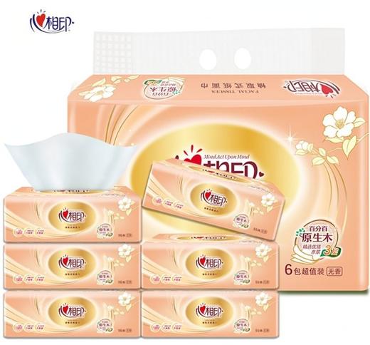 300张*6包/提 | 大包的！心相印经典抽纸3层*1800张/提 商品图0