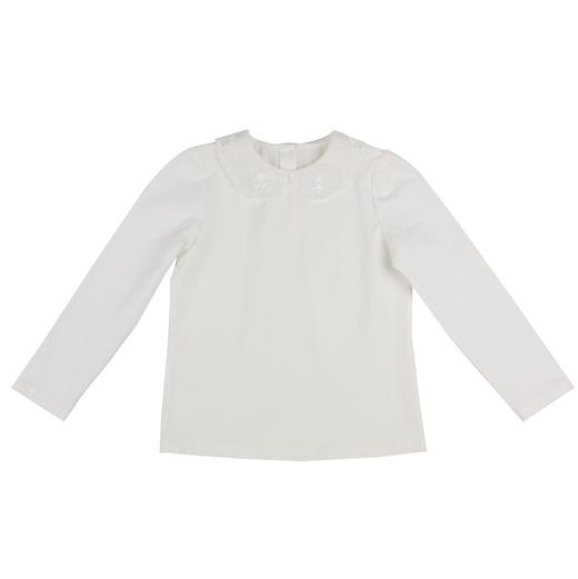 花边领针织长袖T恤 商品图4