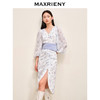 MAXRIENY清新碎花腰封设计感连衣裙收腰显瘦仙美度假风裙子(货号:MS88DR533) 商品缩略图1