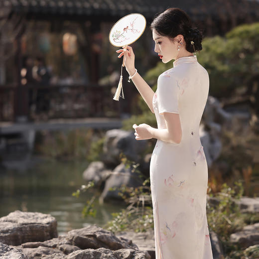 复古民国风改良款，气质优雅温婉淑女范旗袍MLS-6852 商品图1