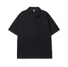 T748夏季新款斜领设计男士polo衫纯色百搭休闲上衣时尚潮流宽松短袖 商品缩略图0