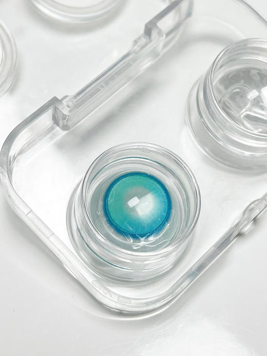 Yukicon 蓝色水母 日抛 十片 14.2mm 参考着色13.6mm 基弧8.6 含水42% 新锐国货 商品图5