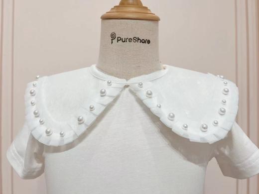 珍珠翻领T恤  双层蛋糕蓬蓬半裙 商品图1