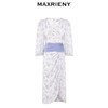 MAXRIENY清新碎花腰封设计感连衣裙收腰显瘦仙美度假风裙子(货号:MS88DR533) 商品缩略图4