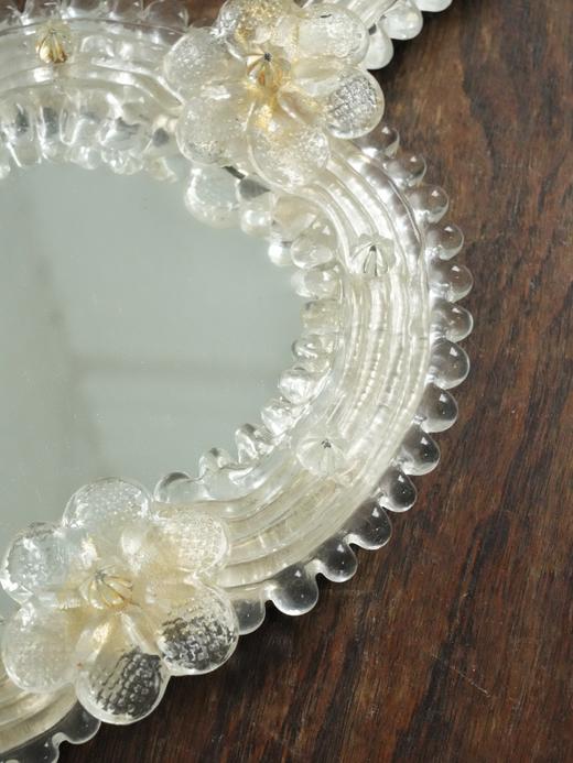 意大利Murano穆拉诺古董手持镜 壁挂镜R007 商品图4