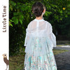 littletime女童绿色中国风碎花汉服中袖连衣裙女孩夏季连衣裙 商品缩略图4