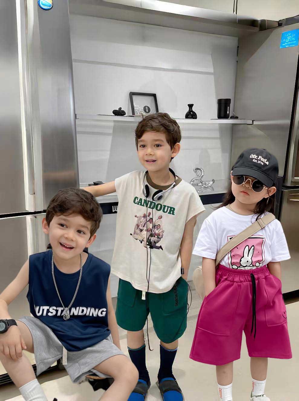 买一送一2条💰49！专柜库存清仓！实体店199元/条！【贝叮熊夏季纯棉短裤】每年的刚需！贝叮熊休闲潮童棉质短裤，先加入购物车再付款