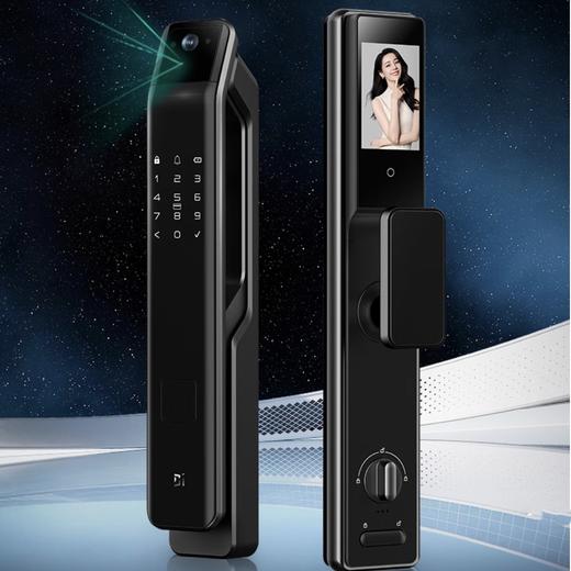 LR【德施曼Q3MV Pro指纹锁密码锁掌静脉猫眼大屏智能锁】DSM 商品图1