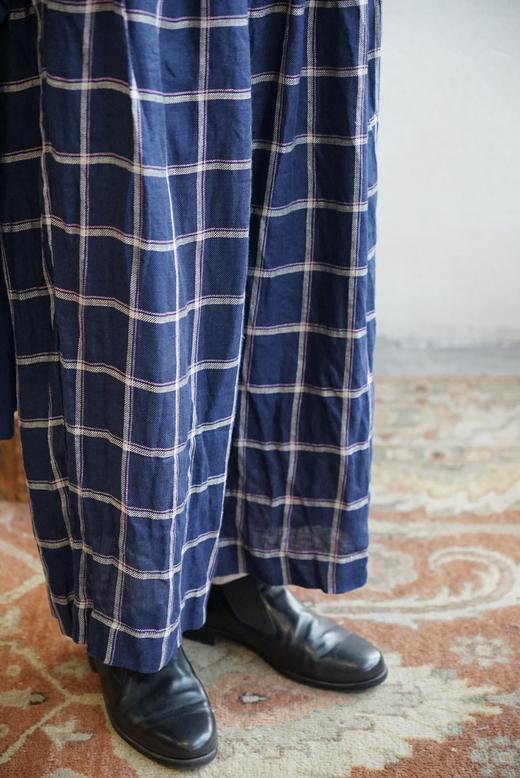 （5折）Antiquites ichi格纹阔腿裤 商品图6