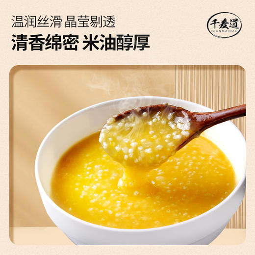 【积分兑换】千麦道 一级优质黄金苗K1精选朝阳小米 2.5KG/袋 加1元送洗衣篮/便当包 赠品颜色随机 商品图2