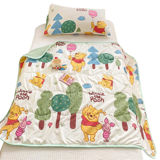 【整张羽丝棉填充，轻薄不压身~！】水洗棉儿童空调被A类卡通迪士妮夏被，洛卡棉夏凉被子幼儿园夏被，手感细腻柔软，呵护您的美好睡眠-QQ 商品图4