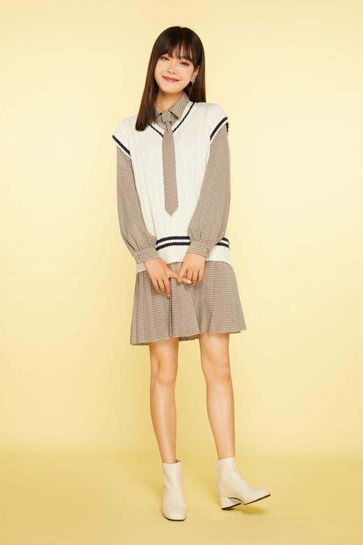 Stay2Weeks 学院风背心格纹连衣裙套装 11306 商品图0