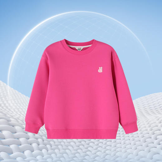 【抗菌防螨虫】男女童凉感圆领长袖卫衣亲子装安奈儿童装实体店同款AM331918 商品图2