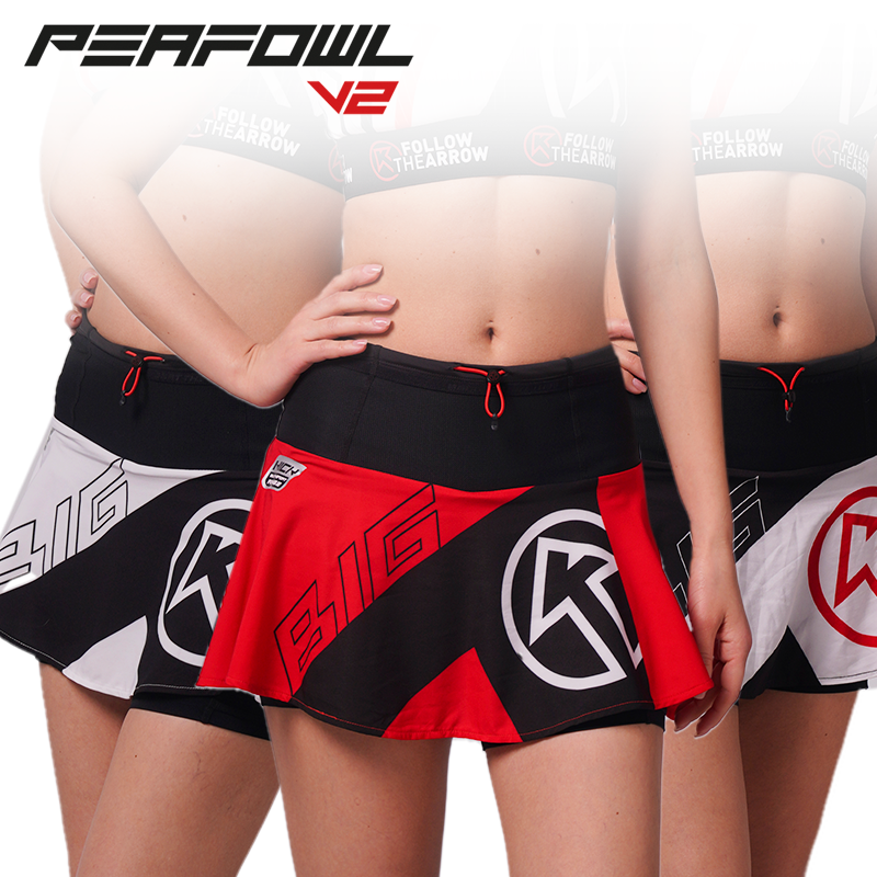 BigK 大K PEAFOWL V2双层压缩运动短裙 户外越野 城市运动