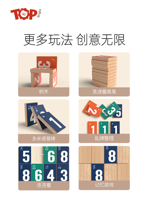 儿童益智数字逻辑思维训练游戏家庭亲子互动注意力专注力玩具桌游 商品图4