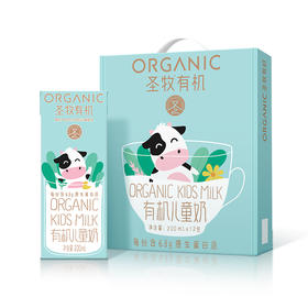 蒙牛 圣牧全程有机儿童奶(苹果味）200ml*12/箱