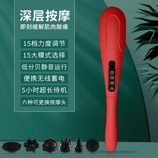 礼品【海豚手持电动按摩棒 经络拍打棒】肩颈敲打颈椎腰部经络捶背器 送礼父亲节送朋友 商品图7