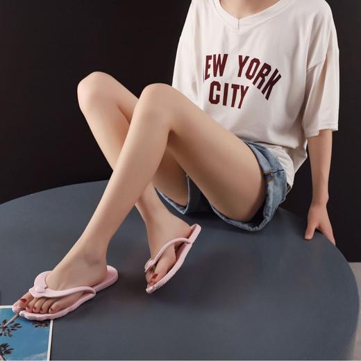 超值2双【柔软舒适 ，久穿无味！】便携可折叠拖鞋，出差旅行女酒店洗澡防滑拖鞋，沙滩人字拖男携带方便，不占空间！-QQ 商品图2