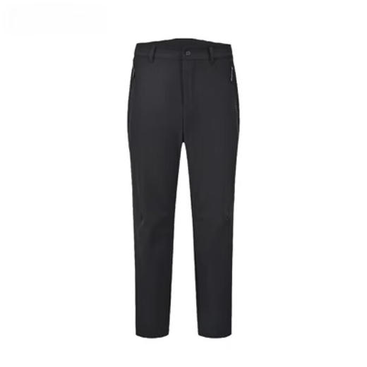 探路者（TOREAD）软壳裤2024春夏男女软壳长裤徒步休闲裤TAMMAM81023/82024 TAMMAM81023-G01X黑色 商品图0