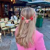 北京仓｜Coucou Suzette-Barrette Rouge-淡粉色蝴蝶结 发夹［法国设计师］ 商品缩略图4