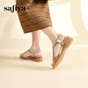 Safiya/索菲娅 2024夏季新品波西米亚闪钻复古露趾度假休闲罗马鞋凉鞋SF32115047/SF42115347 商品缩略图9