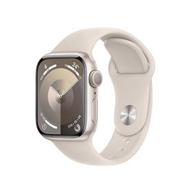 苹果 Apple Watch Series9铝金属表壳智能手表 【运动型表带S/M】 41毫米 GPS款 铝金属