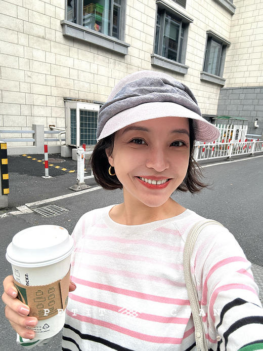 PETIT SCHAN小闪 #060 friendship between generations 忘年之交 台湾纯天然麻纤维辫子改良版报童帽鸭舌帽 商品图3