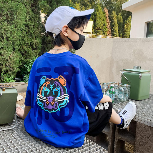 【高品质童装49/任选2件】50色90-170码男女短袖t恤纯棉夏季新款儿童宝宝半袖上衣聚 商品图1