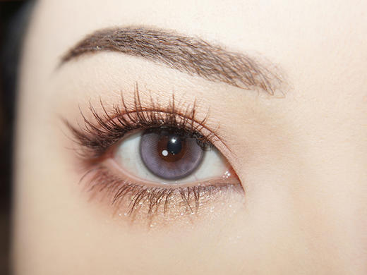 Wecute日抛 ·暮色棕&蔷薇紫  14.2mm白狮参考着色中等直径｜日抛  一盒十片装 商品图10