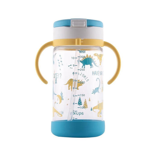 利其尔星彩透透杯 吸管型 320mL（恐龙） 商品图0