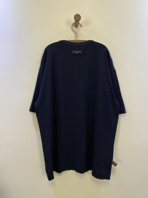 90年代 Vintage Tommy Hilfiger 特殊面料 短袖T恤 _SST(L) 商品图3