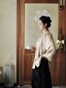 盛唐牡丹 |真丝冠乐绉女上衣-香槟金 商品缩略图1