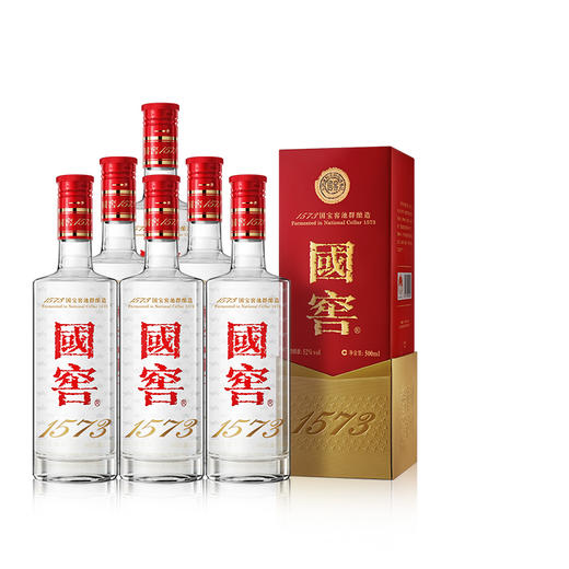 【520限定款】国窖1573酒 经典装（520版）限量发售 52度 500ml*6瓶 泸州老窖官方旗舰店 商品图0