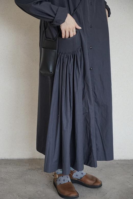 ECOLE DE CURIOSITES 女装大衣长袖无领长外套 商品图1