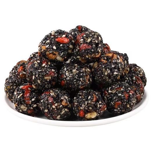 【核桃红枣黑芝麻丸 即食五珍黑芝麻球子】网红小零食 芝麻丸粒枸杞 母亲节 商品图3