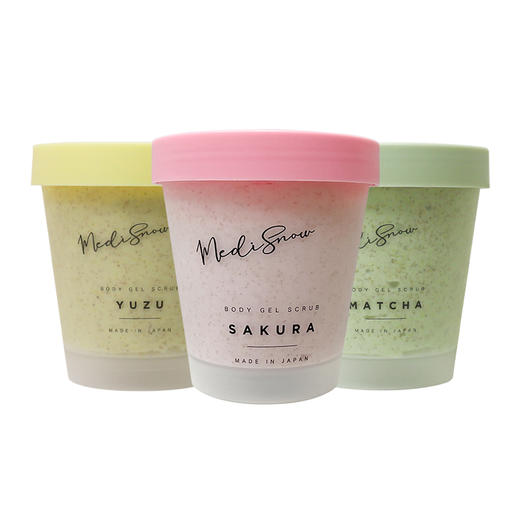 日本medisnow香氛身体磨砂膏 去除角质改善粗糙肌肤水润光滑200g 商品图7
