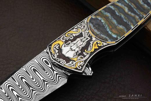 三希堂 现代刀系列 雪域牛头  未开刃 商品图3