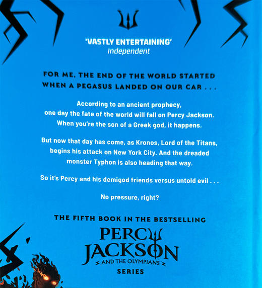 英文原版小说 Percy Jackson and the Last Olympian Book 5 波西·杰克逊与最终之神 英文版 商品图2