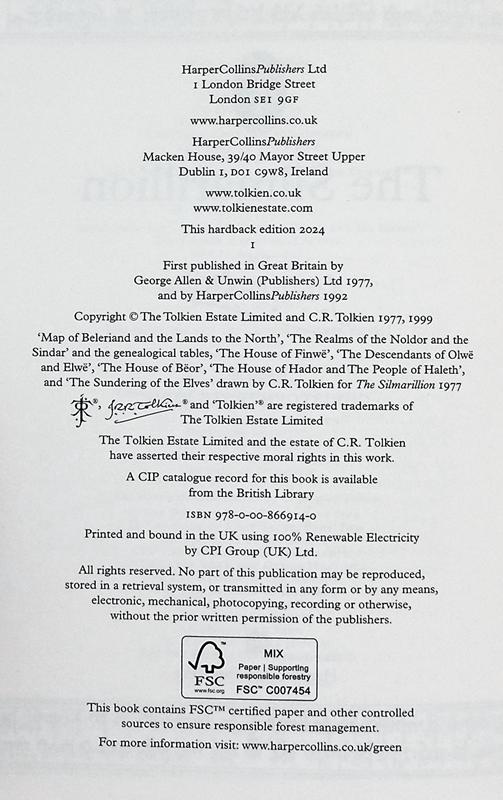 【中商原版】精灵宝钻 豪华版 The Silmarillion 英文原版 J R R Tolkien 托尔金 奇幻小说 商品图4