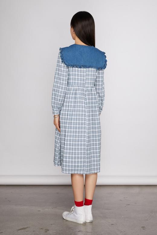 ANSUABEL 可拆卸牛仔领披肩连衣裙 11341 商品图2