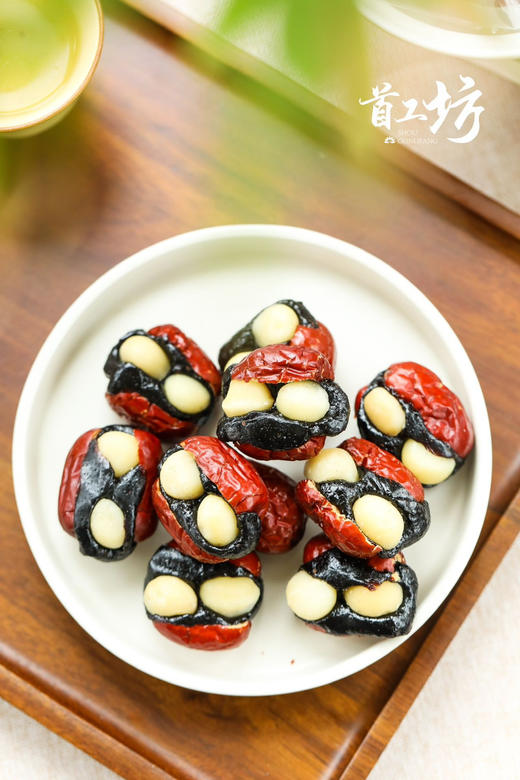 【纯手工血糯米幸福抱富枣】配料干净🌿只有：新疆特级红枣+血糯米+夏威夷果仁 ➕少量黄油 0添加、甜滋滋糯叽叽！ 商品图4