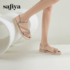Safiya/索菲娅2024年仙女风水钻露趾百搭单鞋外穿套脚休闲凉鞋 SF42115041 商品缩略图5