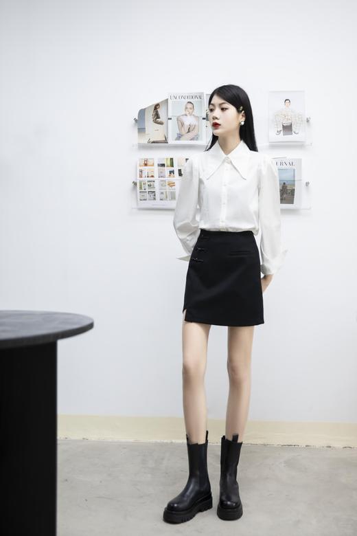 09843#A字国风半身裙 商品图0