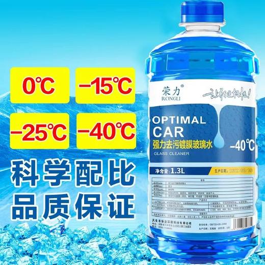 心选丨正品荣力玻璃水强力去污镀膜去油膜防冻冬季专用四季用养护玻璃水 商品图2