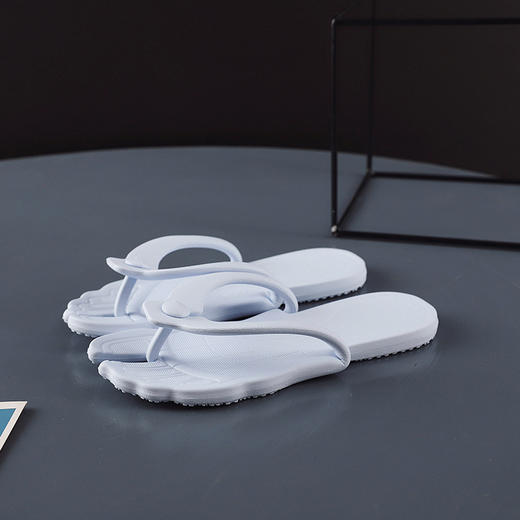 超值2双【柔软舒适 ，久穿无味！】便携可折叠拖鞋，出差旅行女酒店洗澡防滑拖鞋，沙滩人字拖男携带方便，不占空间！-QQ 商品图9