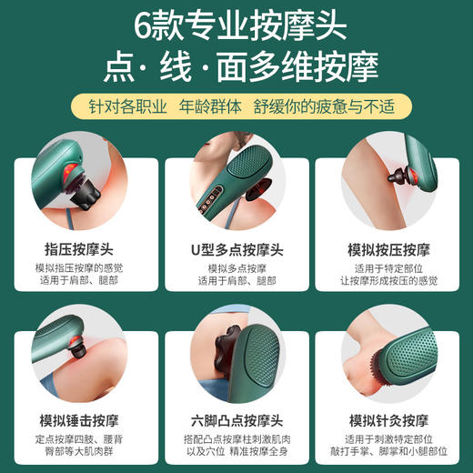 礼品【海豚手持电动按摩棒 经络拍打棒】肩颈敲打颈椎腰部经络捶背器 送礼父亲节送朋友 商品图1