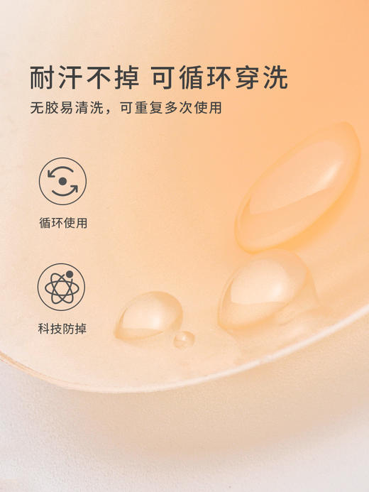 奶糖派温感粉底液乳贴黑科技自粘无胶无痕无撕扯感可循环使用乳贴 商品图3