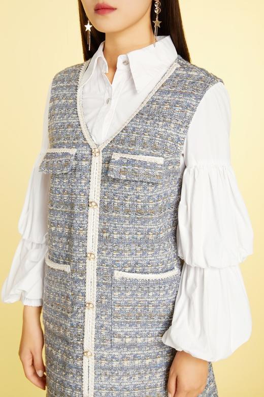 Le Malene 精致香奈儿风马甲连衣裙 11305 商品图3